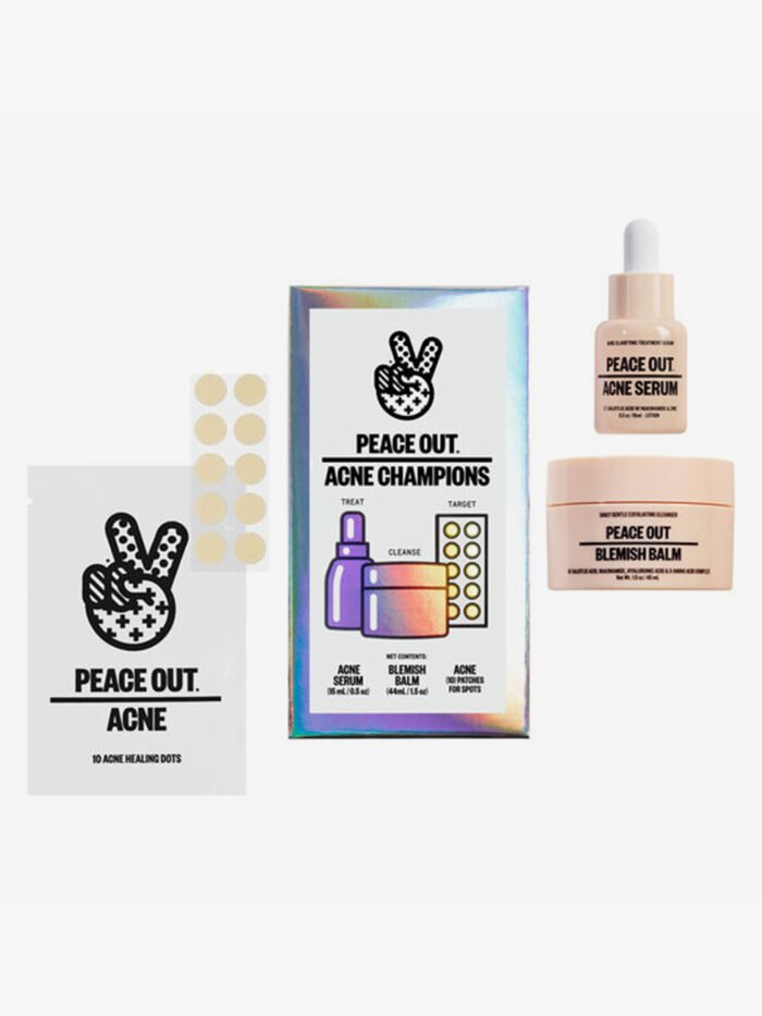 Acne champions mini gift set trio 16ML+44ML+10 acne patches